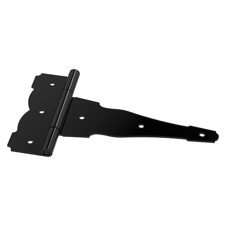 10 In. L Black Ornamental T Hinge 1 Pk